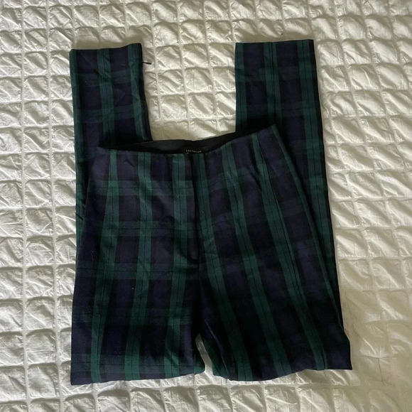Ann Taylor plaid checkered pants - Picture 2 of 9